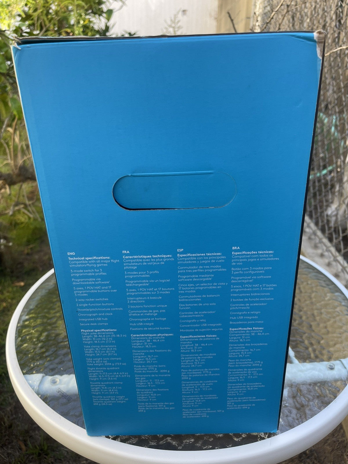 Logitech Flight Yoke System only (tested) 