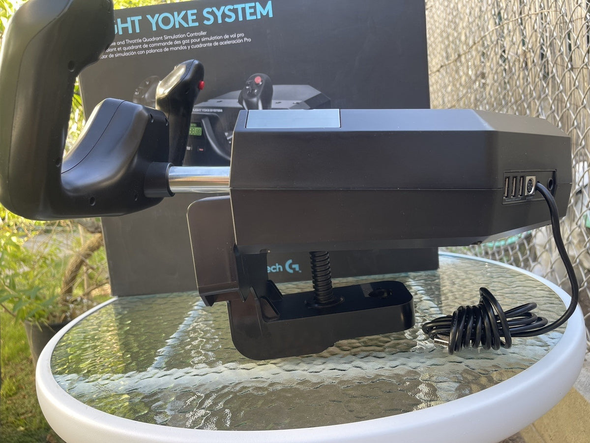 Logitech Flight Yoke System only (tested) 