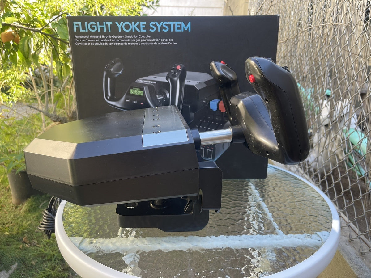Logitech Flight Yoke System only (tested) 