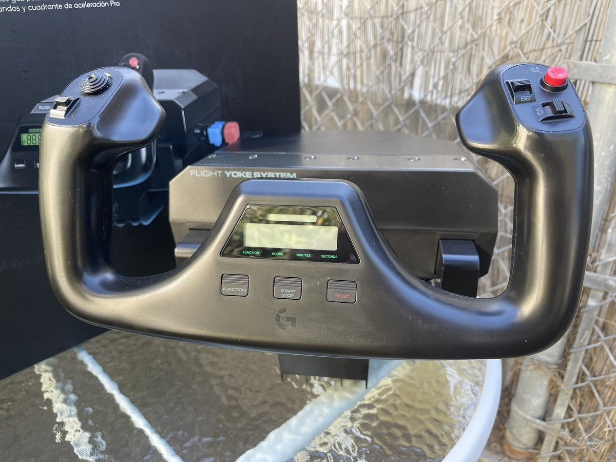Logitech Flight Yoke System only (tested) 