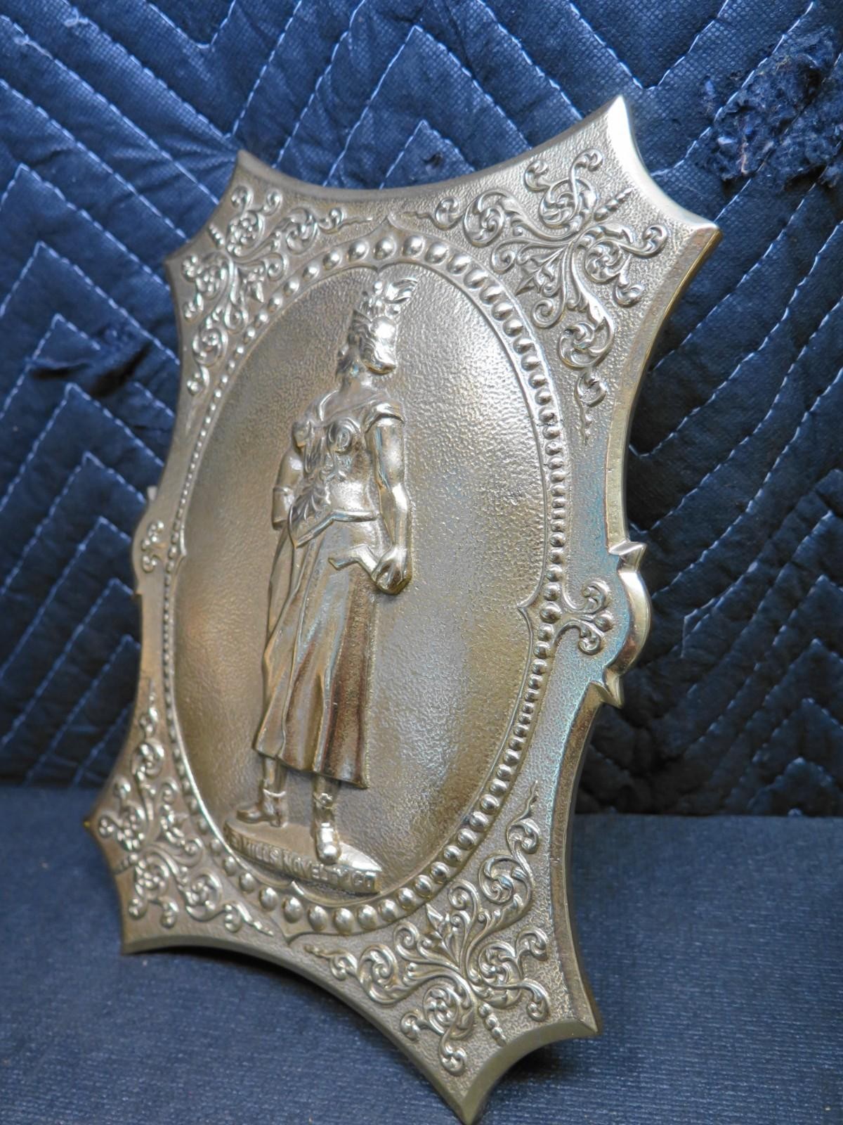 The Mills Novelty Co - Advertising Display Promotional Shield / Plaque