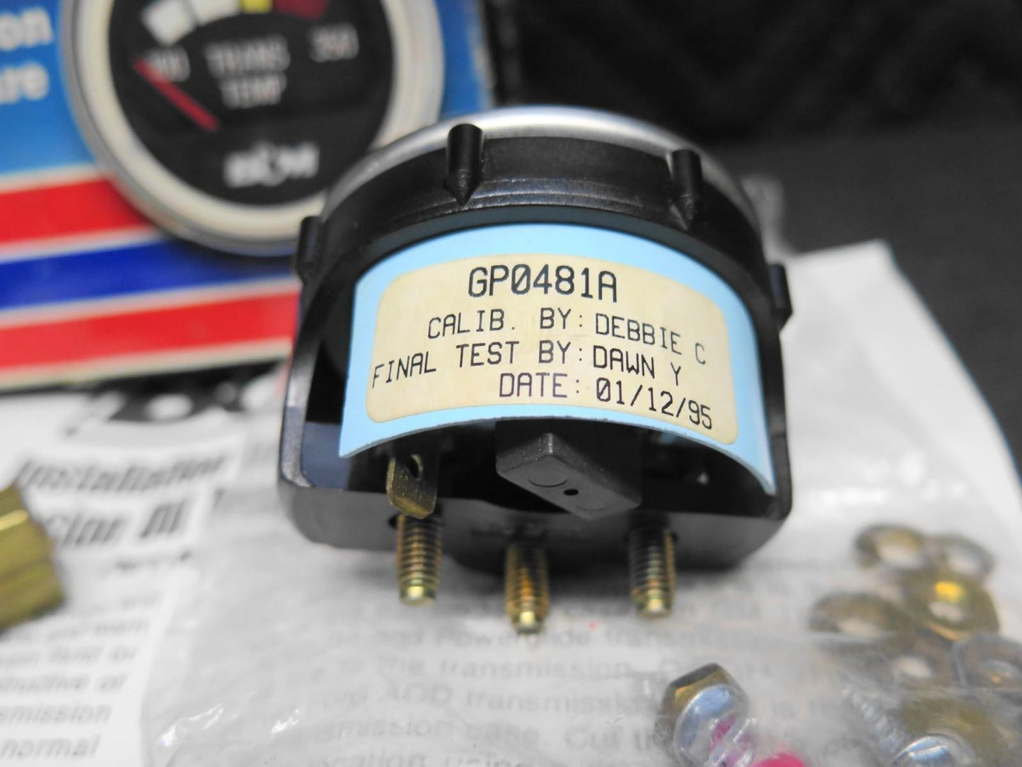 Automatic Transmission Oil Temperature Gauge (ONLY) - B & M  B&M - 80212