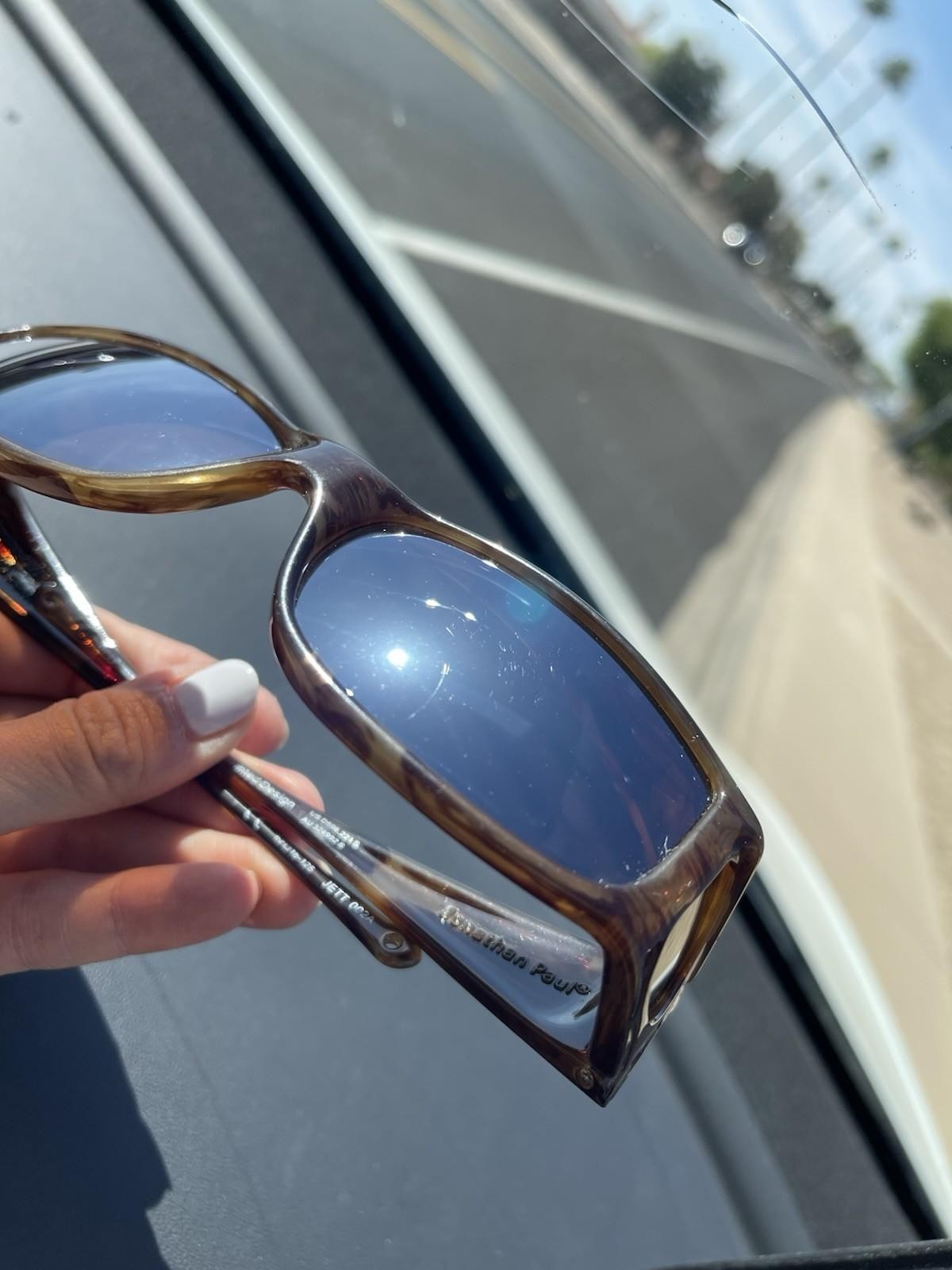 Jonathan Paul Fitovers JETT 002A Polarized UV 400 Sunglasses - READ - W/case