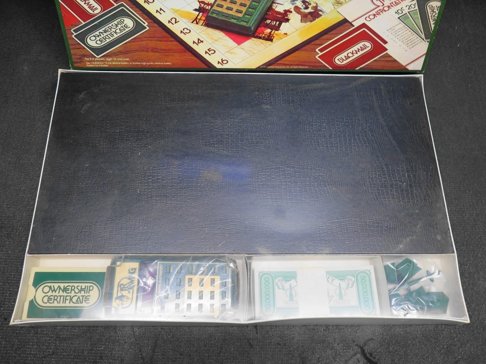 Vintage 80s Dallas Mattel Electronics Board Game TV Show Soap Opera Series 1981