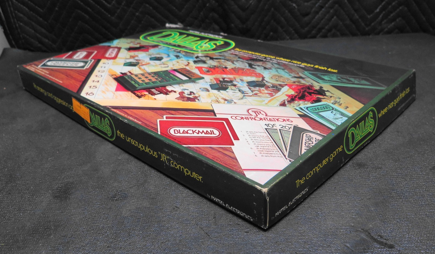Vintage 80s Dallas Mattel Electronics Board Game TV Show Soap Opera Series 1981