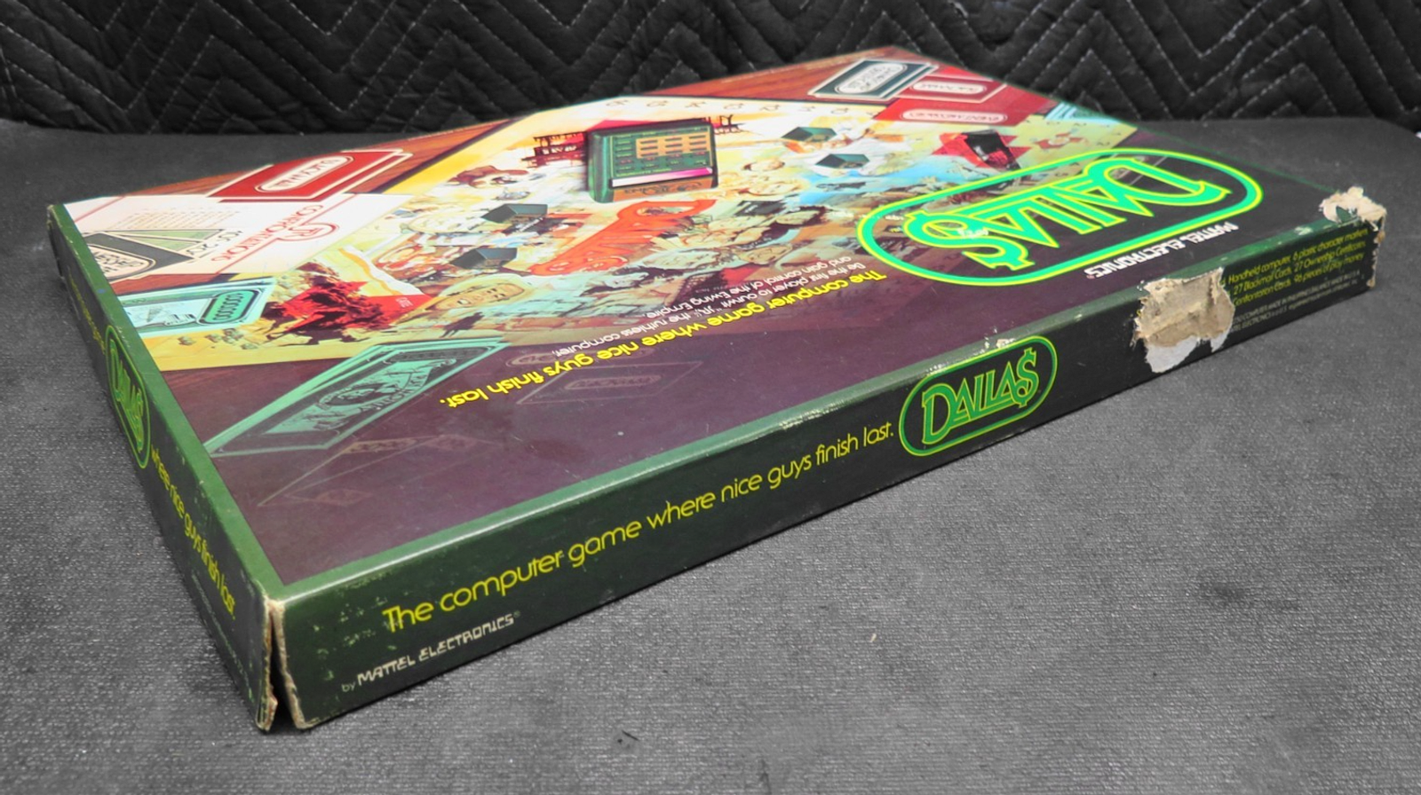 Vintage 80s Dallas Mattel Electronics Board Game TV Show Soap Opera Series 1981