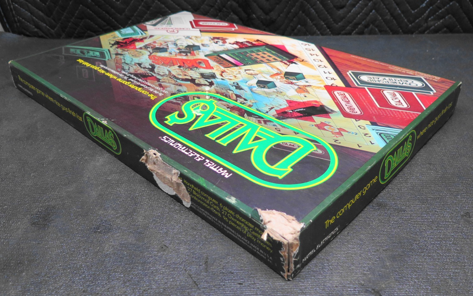 Vintage 80s Dallas Mattel Electronics Board Game TV Show Soap Opera Series 1981