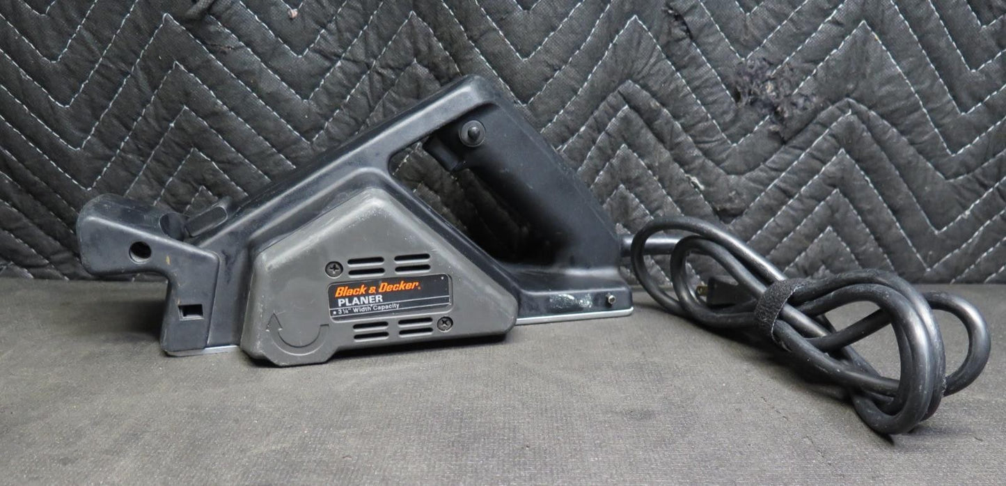 Vintage Black & Decker 7696 3 1/4" Power Planer Wood Plane 2.8 Amps (TESTED)