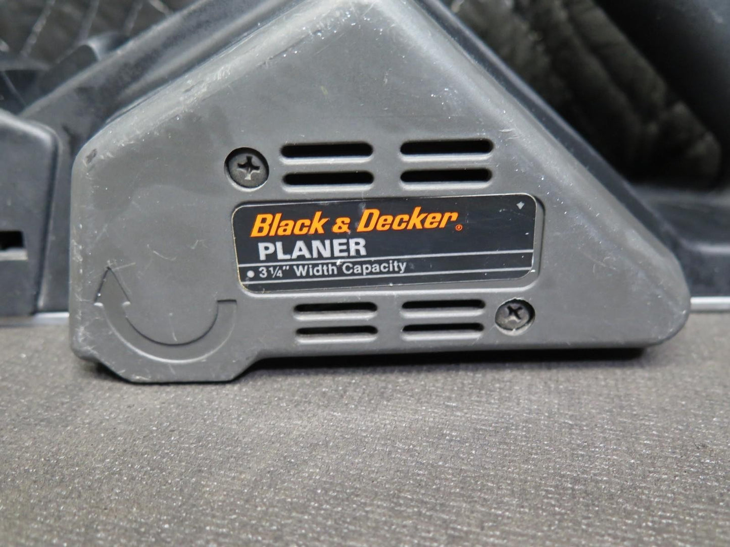 Vintage Black & Decker 7696 3 1/4" Power Planer Wood Plane 2.8 Amps (TESTED)