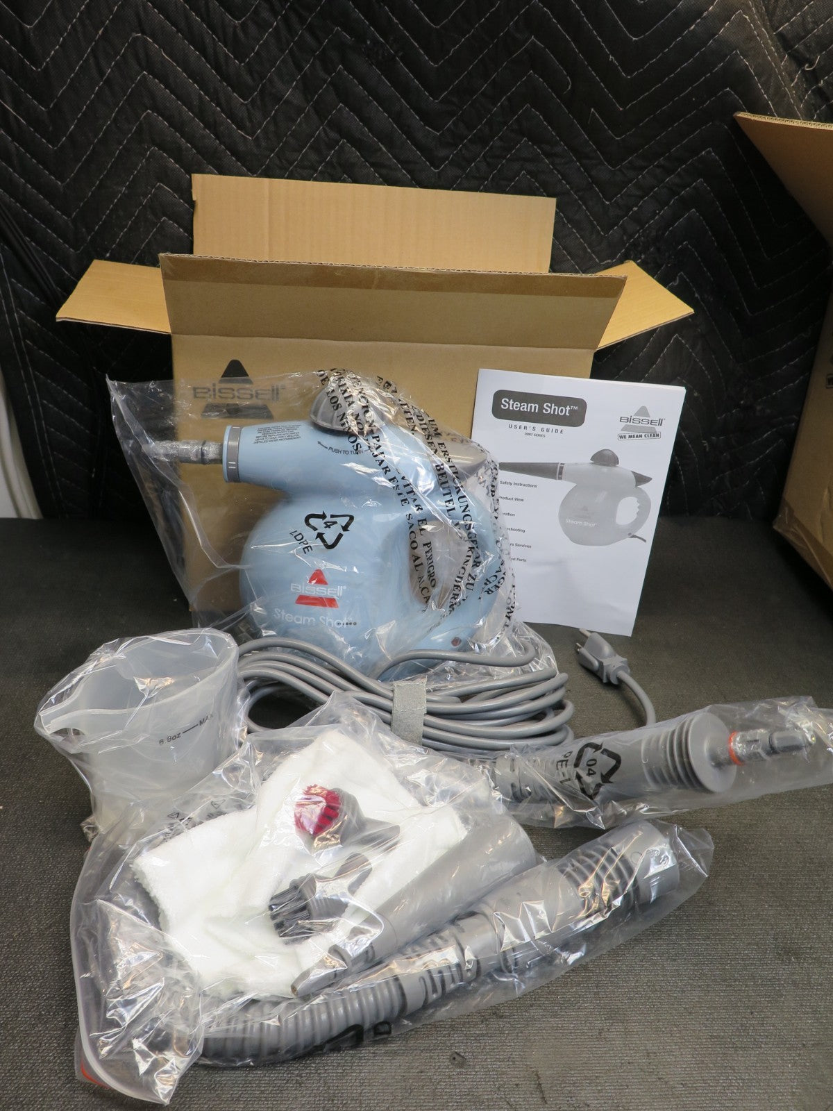 BISSEL Steam Shot Hand Held Steamer Cleaner - New in Box - 39N7-8