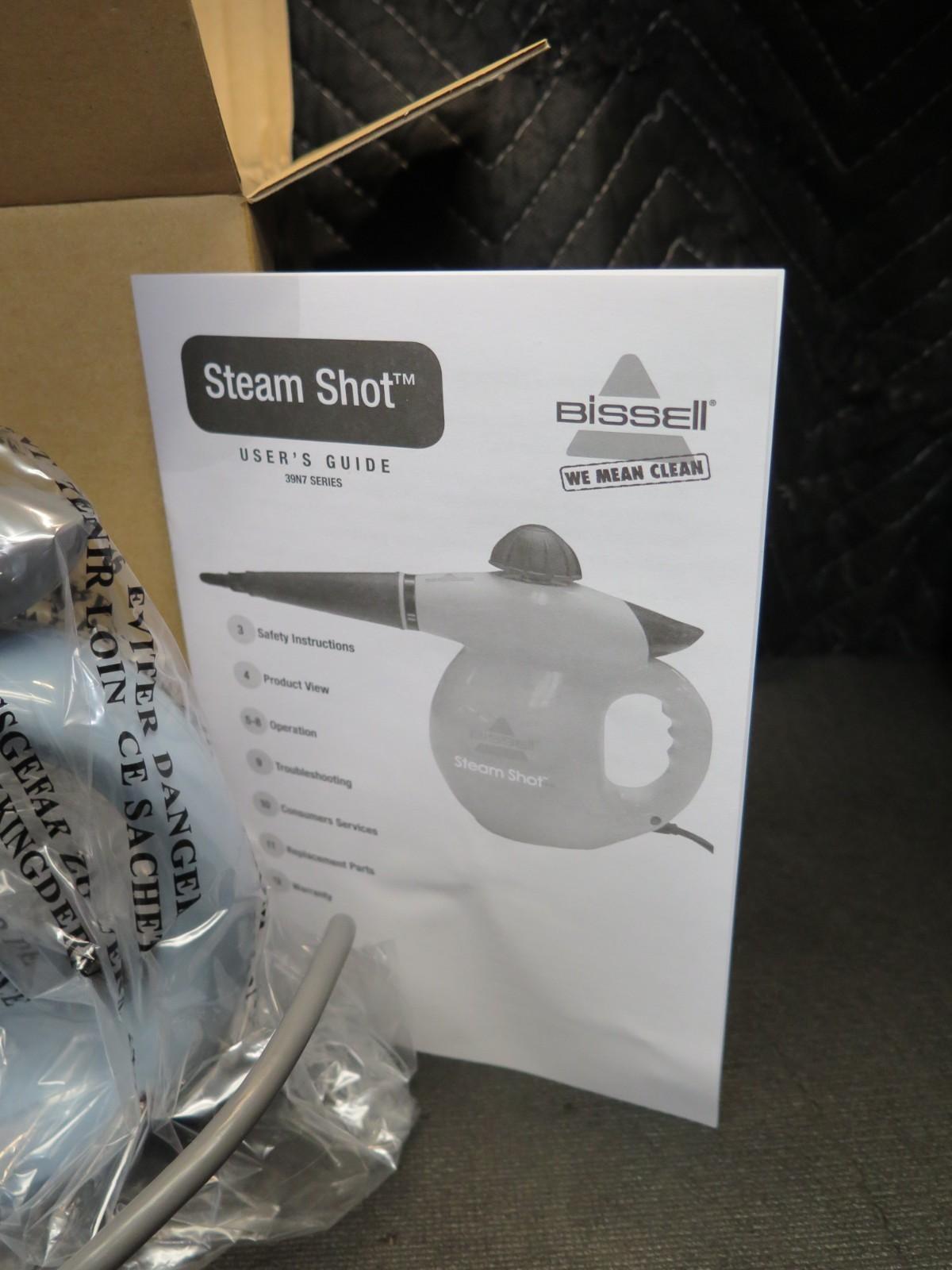 BISSEL Steam Shot Hand Held Steamer Cleaner - New in Box - 39N7-8