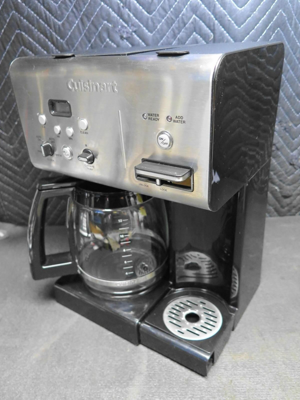 Cuisinart CHW-12 12-Cup Programmable Coffee Maker - Black/Stainless