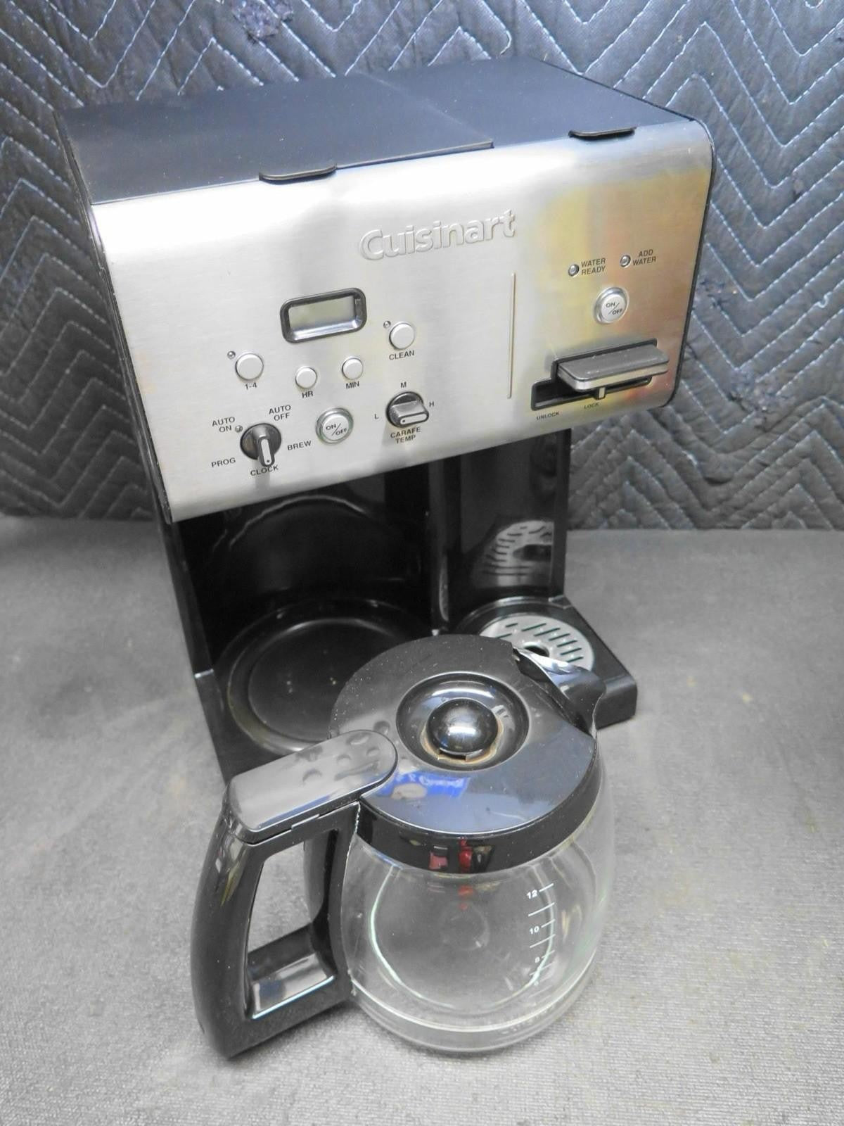 Cuisinart CHW-12 12-Cup Programmable Coffee Maker - Black/Stainless