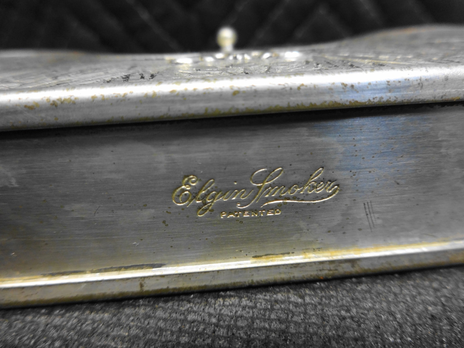 1924 Elgin Clock Co "Smoker" Automobile Smoking Cigarette & Match holder