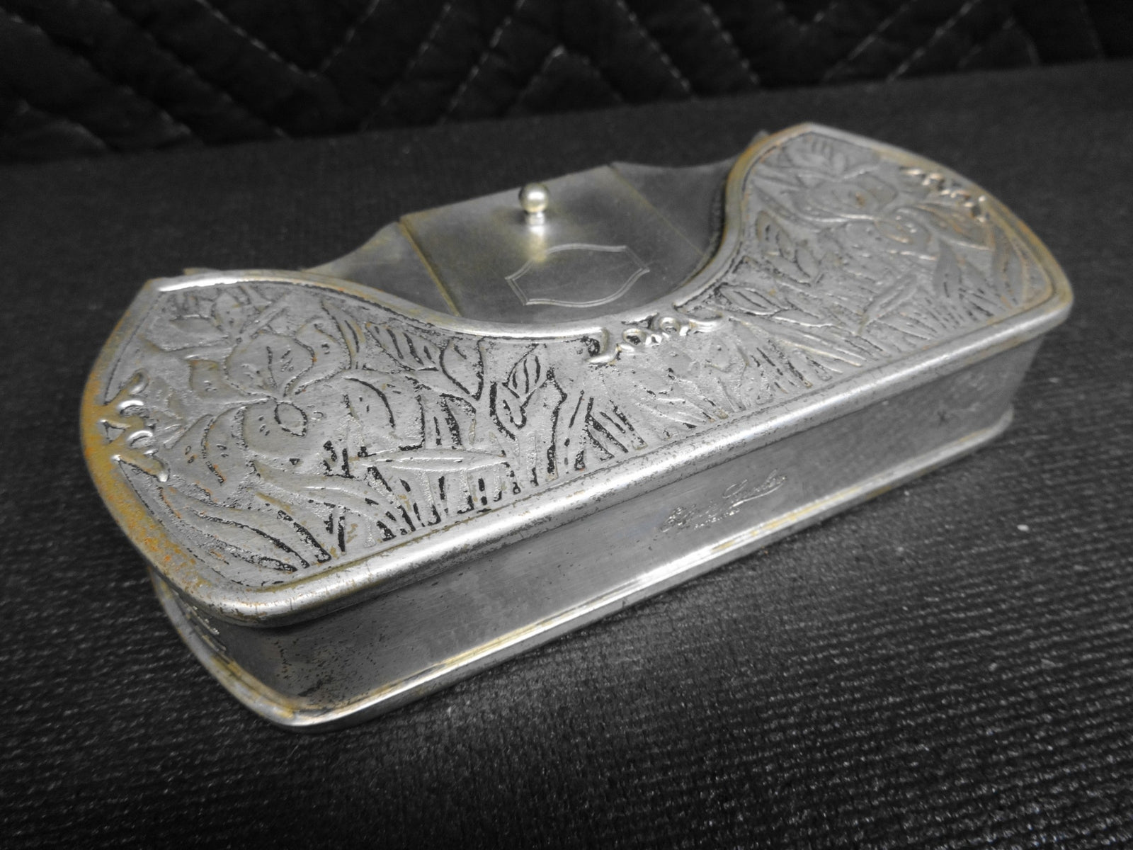 1924 Elgin Clock Co "Smoker" Automobile Smoking Cigarette & Match holder