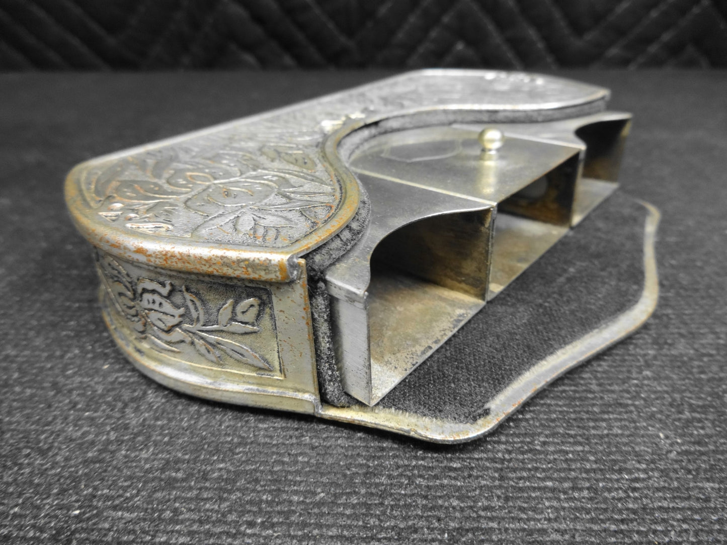 1924 Elgin Clock Co "Smoker" Automobile Smoking Cigarette & Match holder