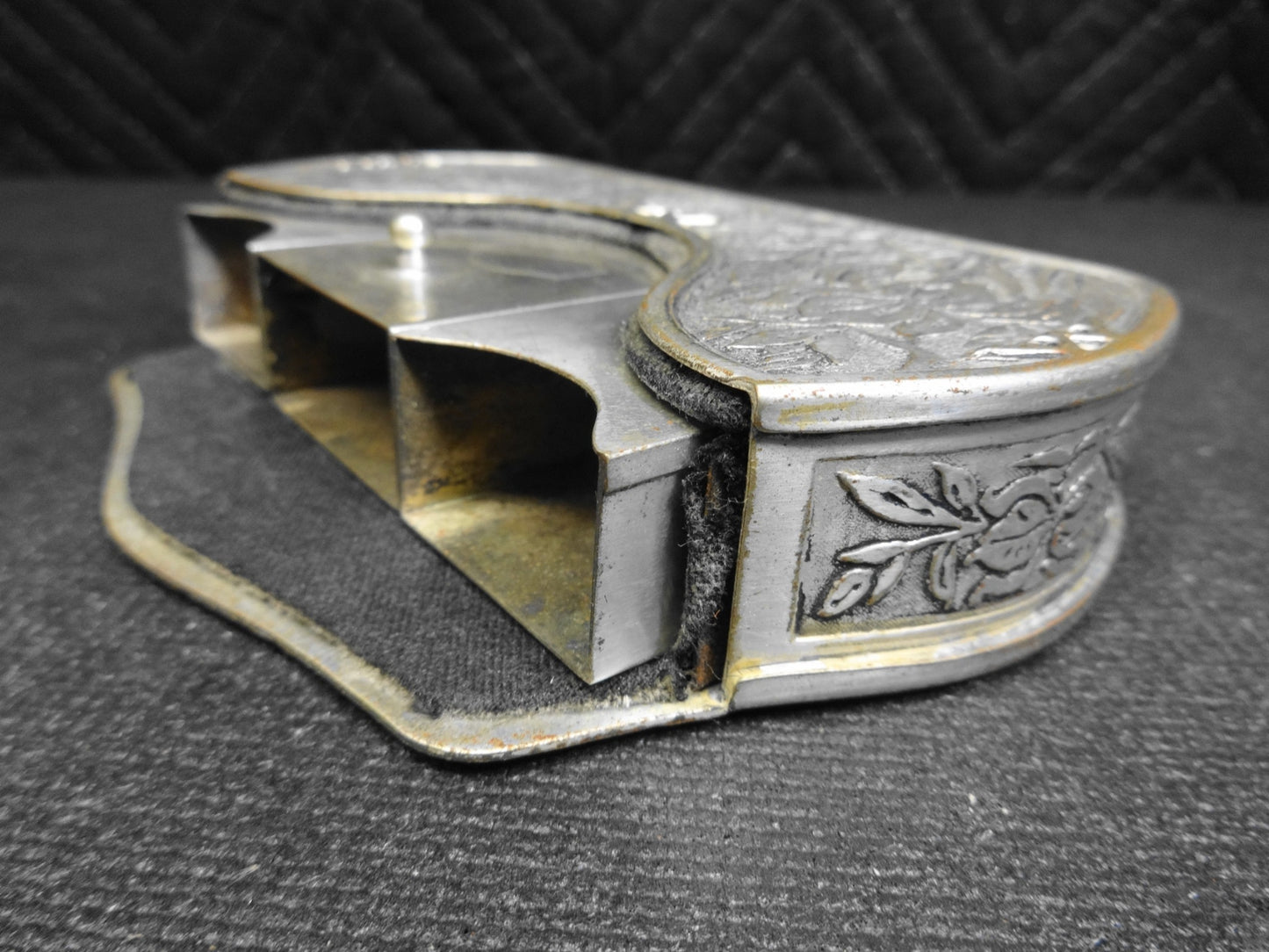 1924 Elgin Clock Co "Smoker" Automobile Smoking Cigarette & Match holder