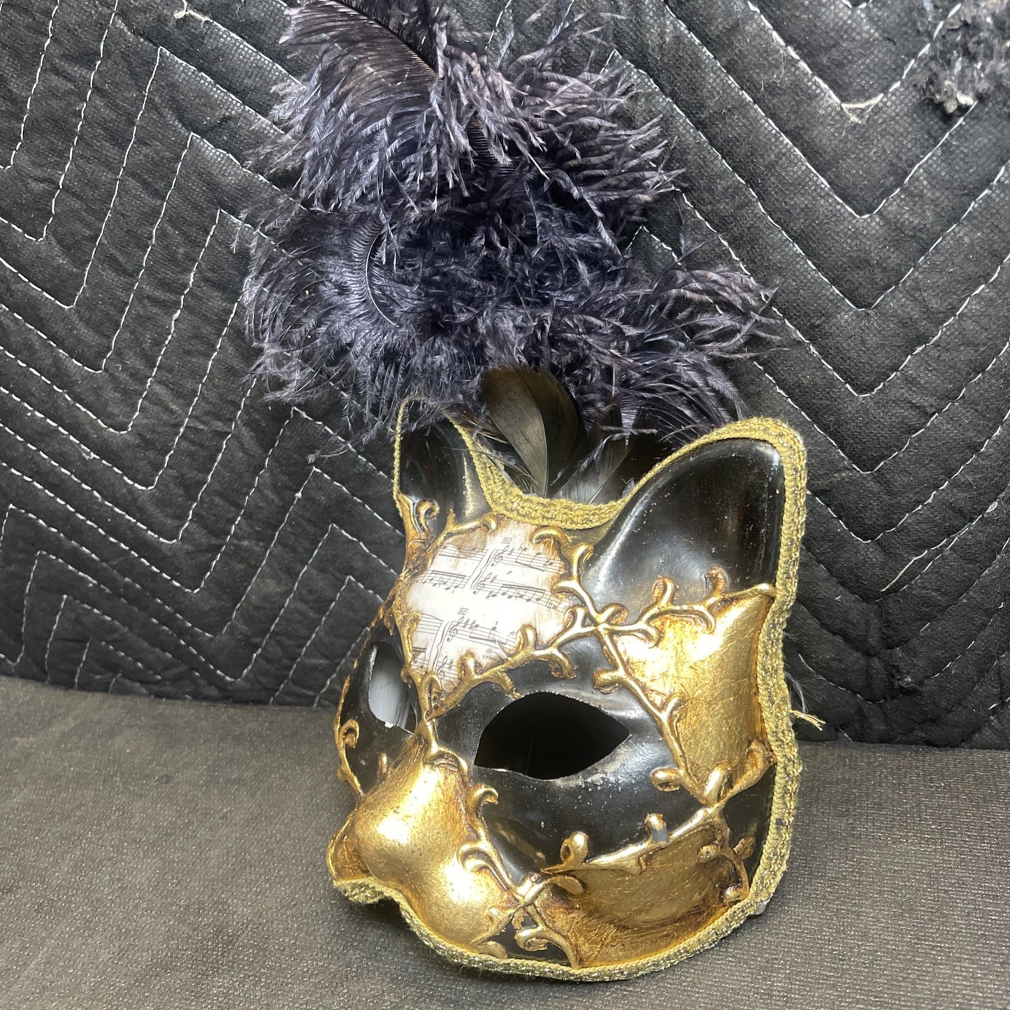 La Maschera Del Galeone Venetian Gatto Cat Mask With Handle
