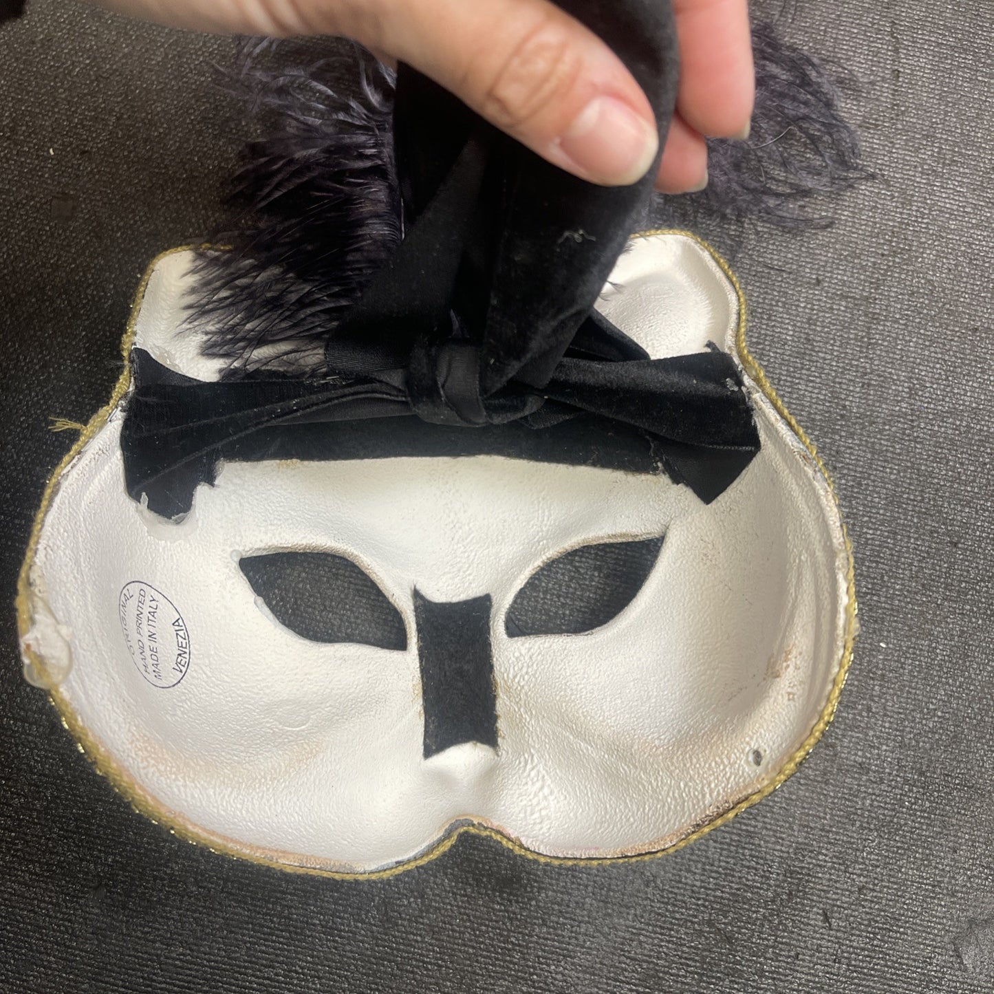 La Maschera Del Galeone Venetian Gatto Cat Mask With Handle