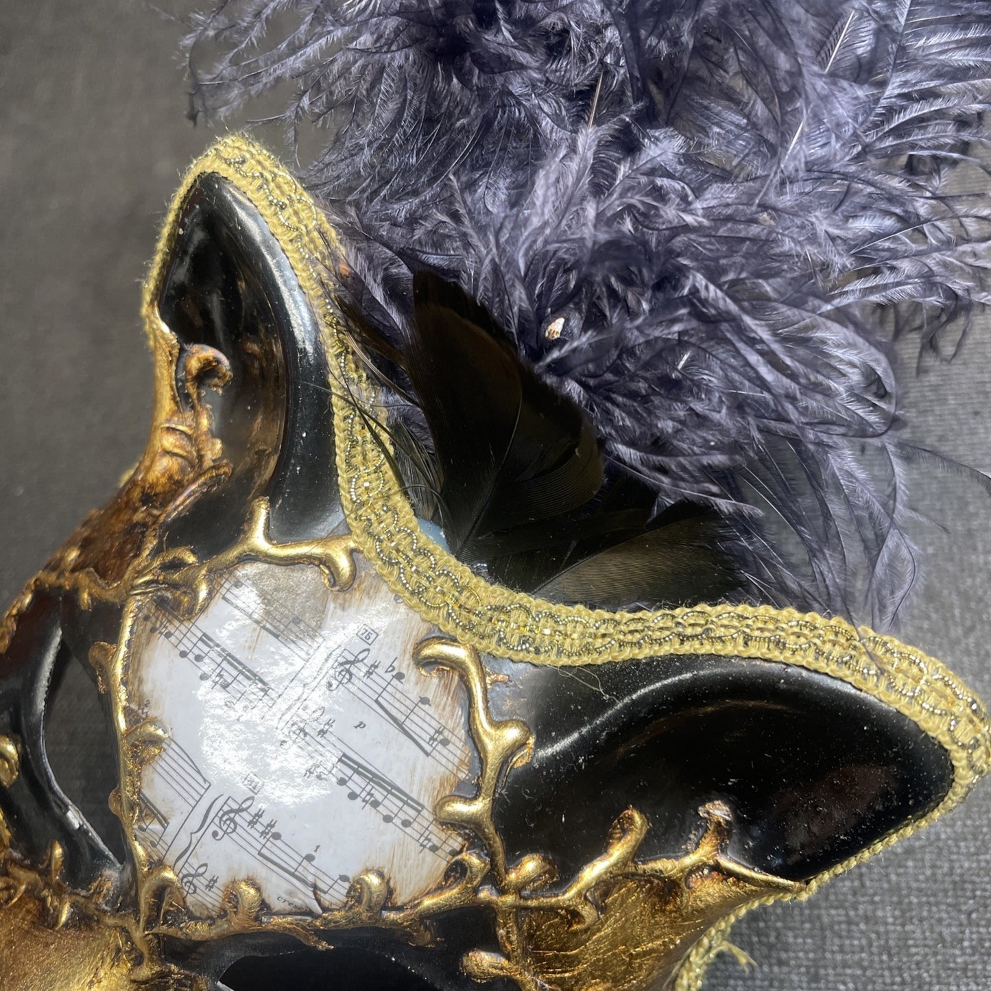 La Maschera Del Galeone Venetian Gatto Cat Mask With Handle