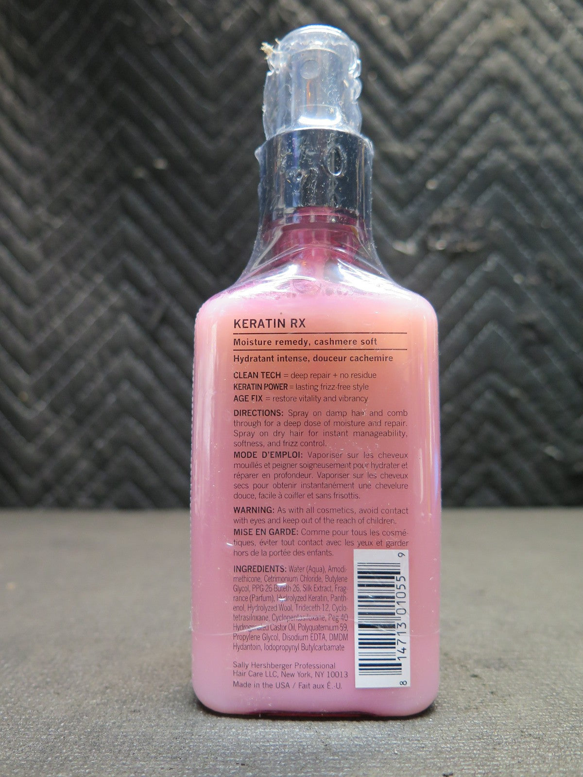 Sally Hershbergerk Keratin RX Moisture Remedy, Leave-in Hairspray, 5 oz