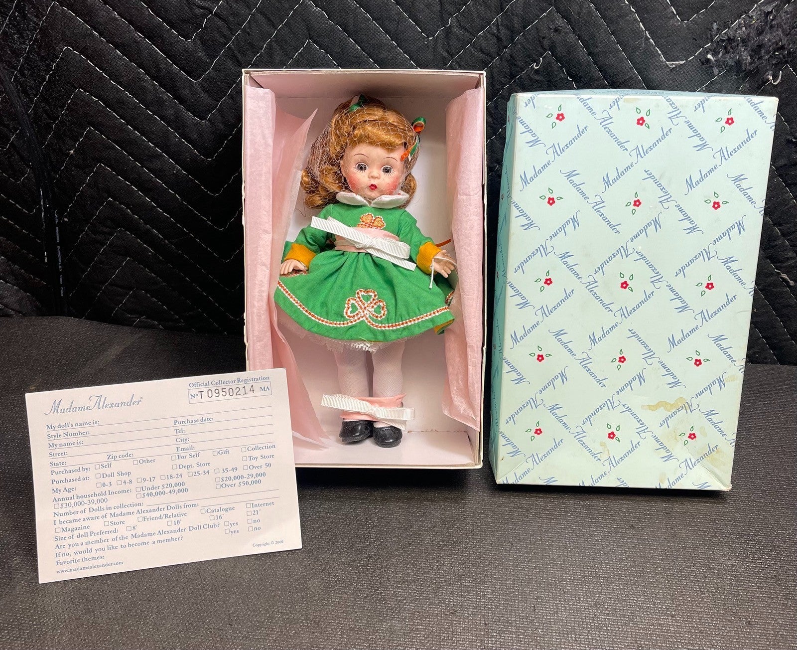 Madame Alexander 8” SASSY IRISH LASSY Doll NOS