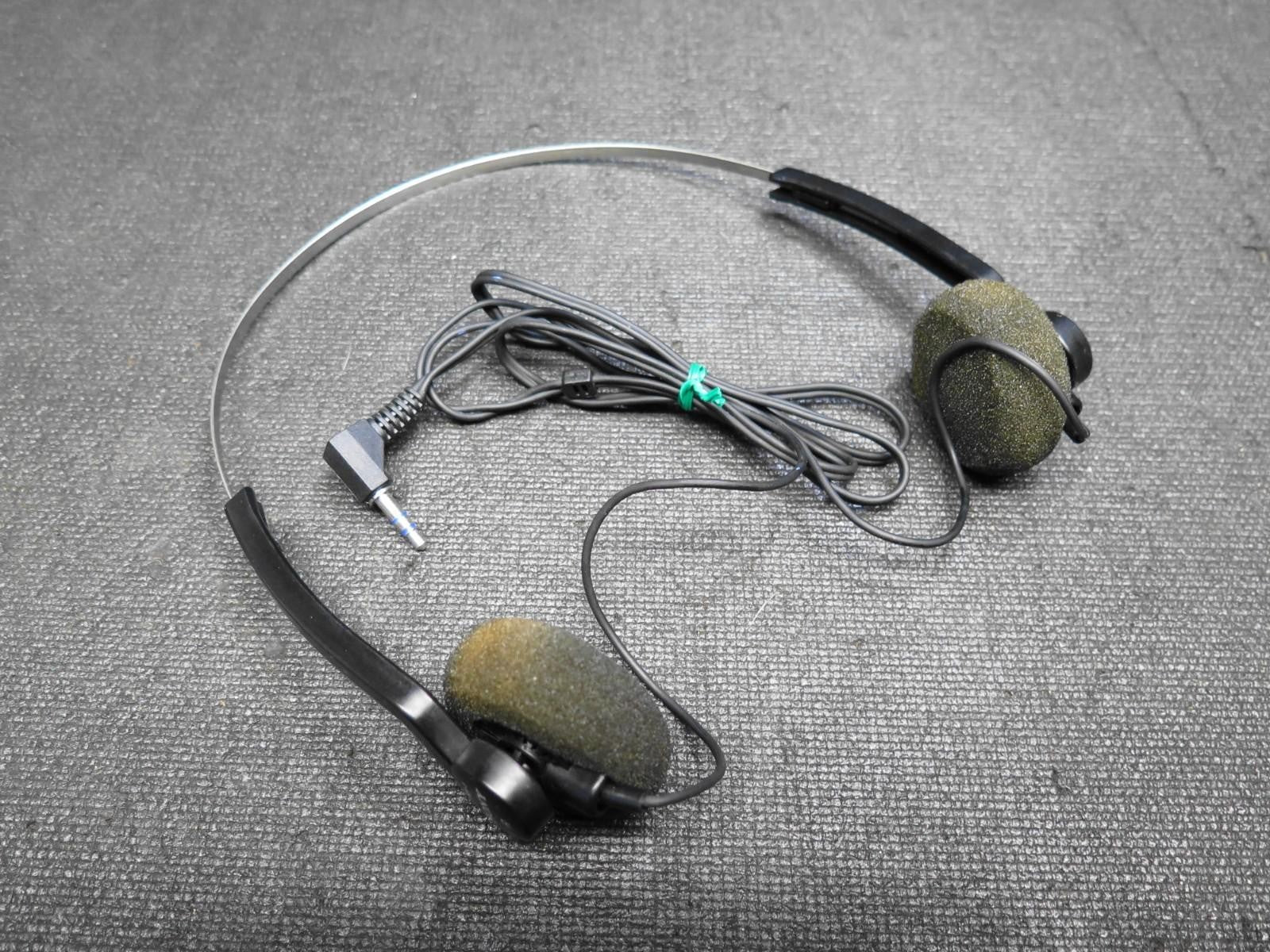 🍊 Vintage Sony TRH-1 Walkman Wired Headphones Foam Pad OEM Earphones - Tested