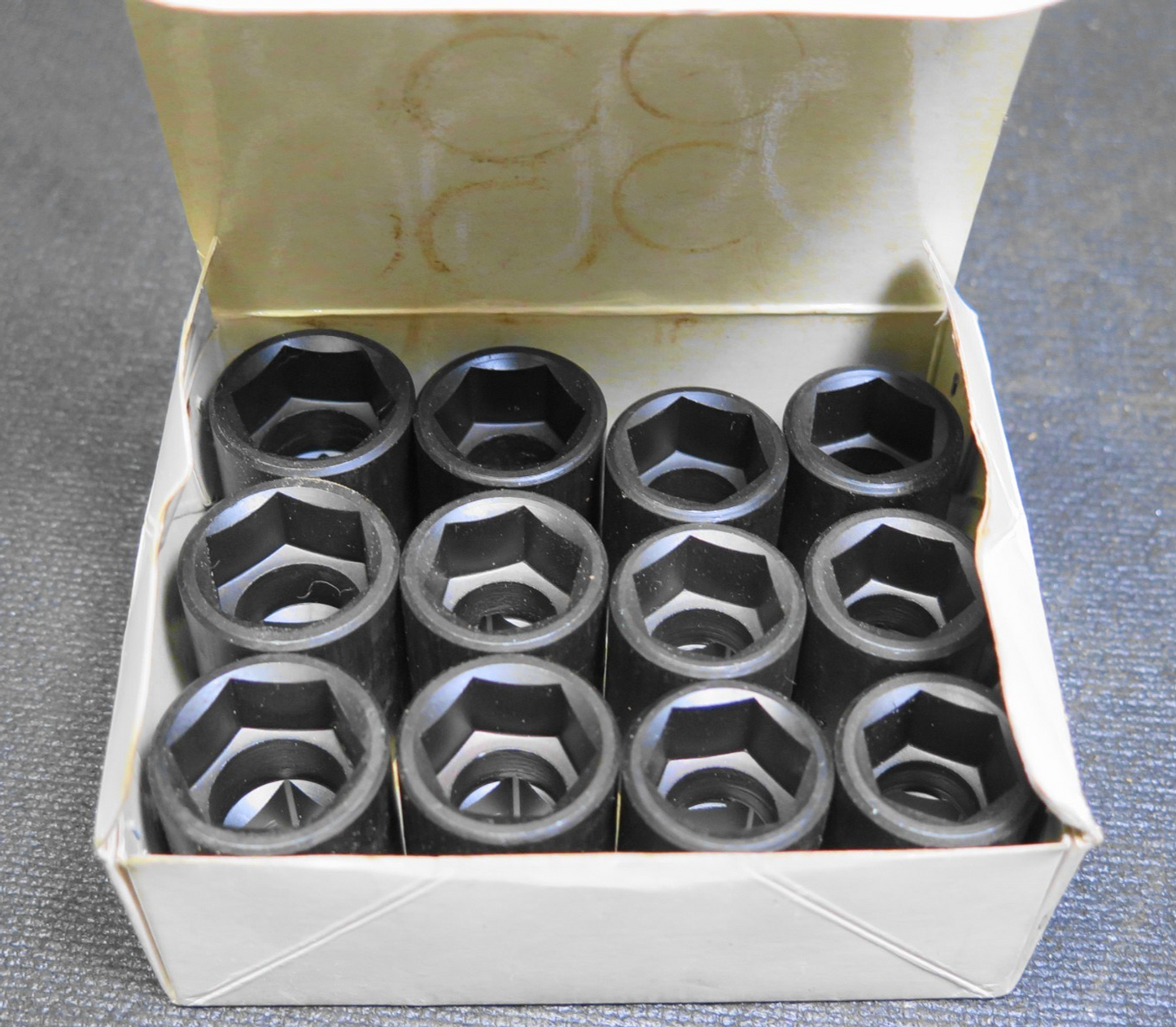 Astro Power 1/2" Shallow Impact Socket Set of 12 - 3x of 17mm, 18mm, 19mm, 21mm