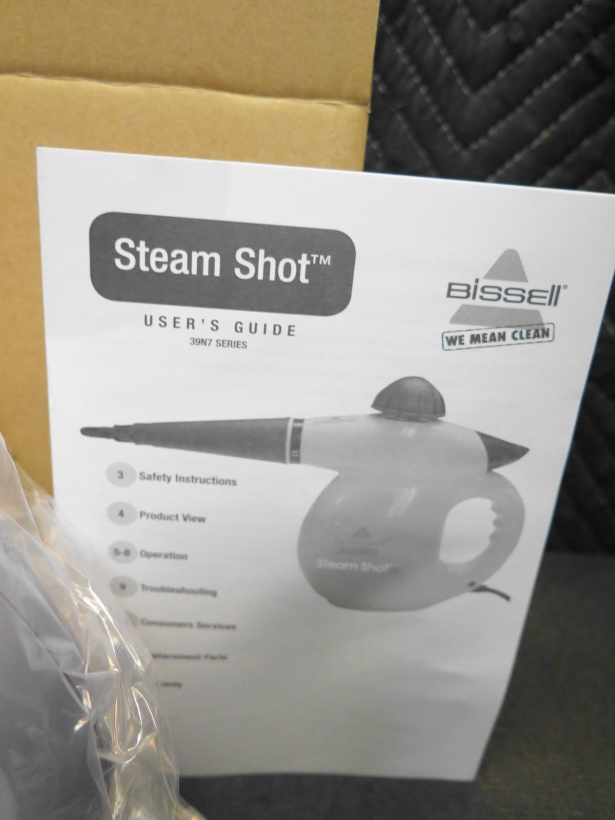 BISSEL Steam Shot Hand Held Steamer Cleaner - New in Box - 39N7-G