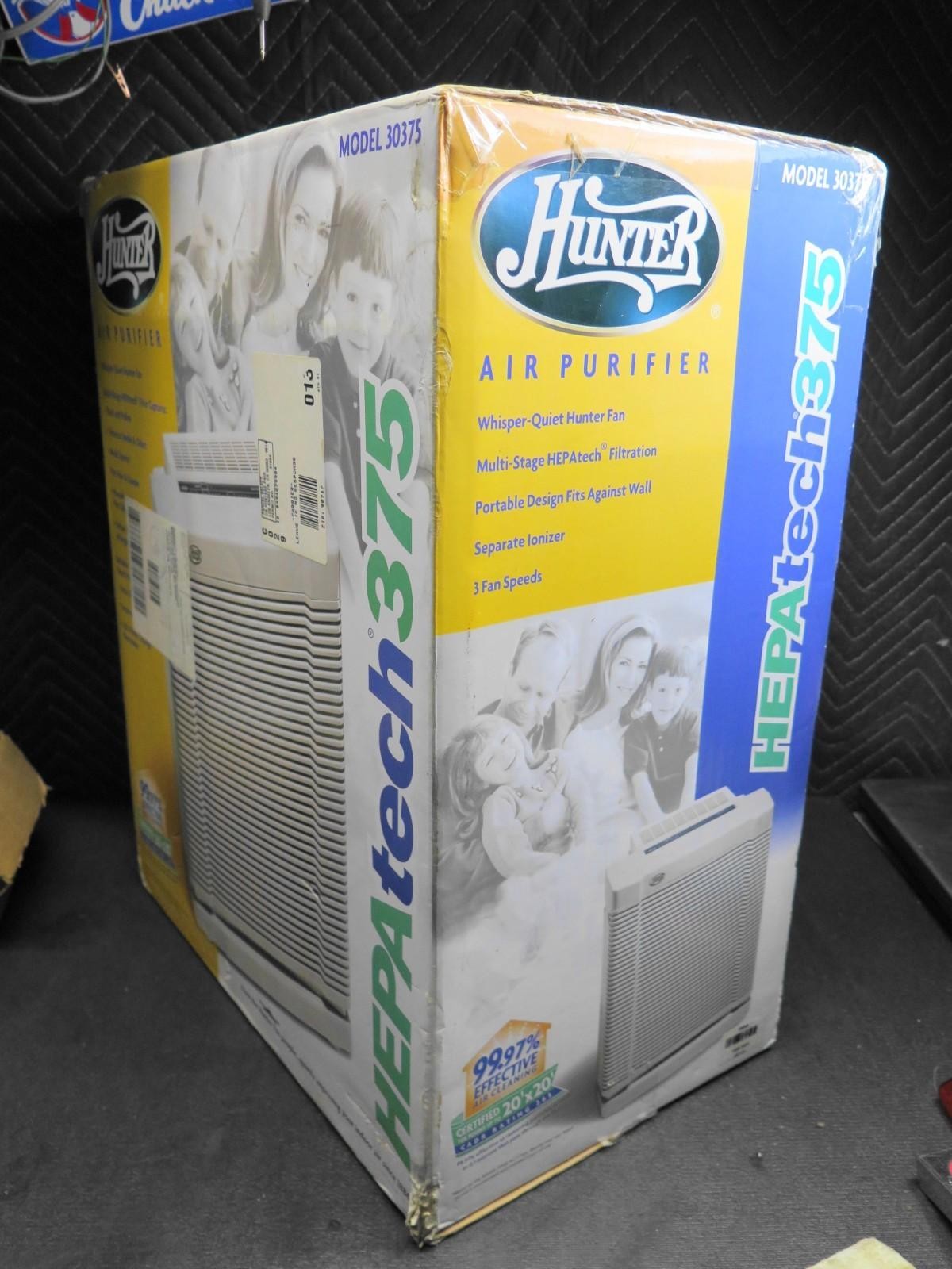 Hunter HEPAtech375 Air Purifier 30375 Ionizer - 400 CFM
