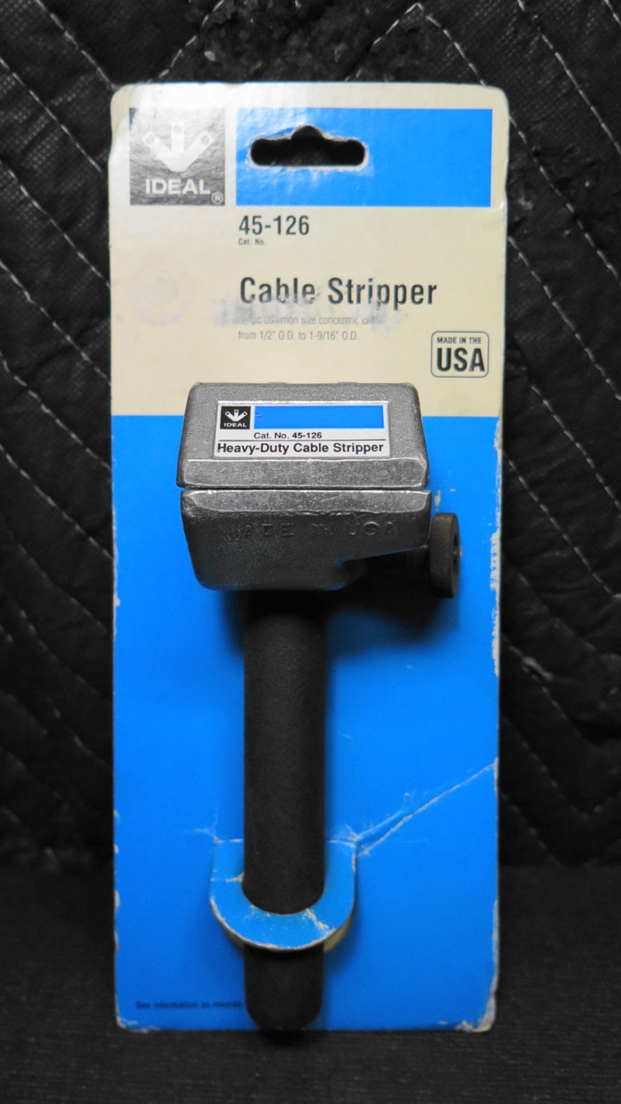 IDEAL 45-126 Cable Stripper Electrical Wire Insulation Tool USA Heavy Duty