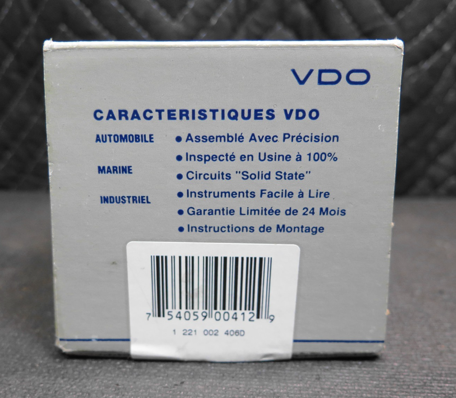 NOS VDO 350-065 Cockpit Series 0-100PSI Oil Pressure Gauge - New in Box!