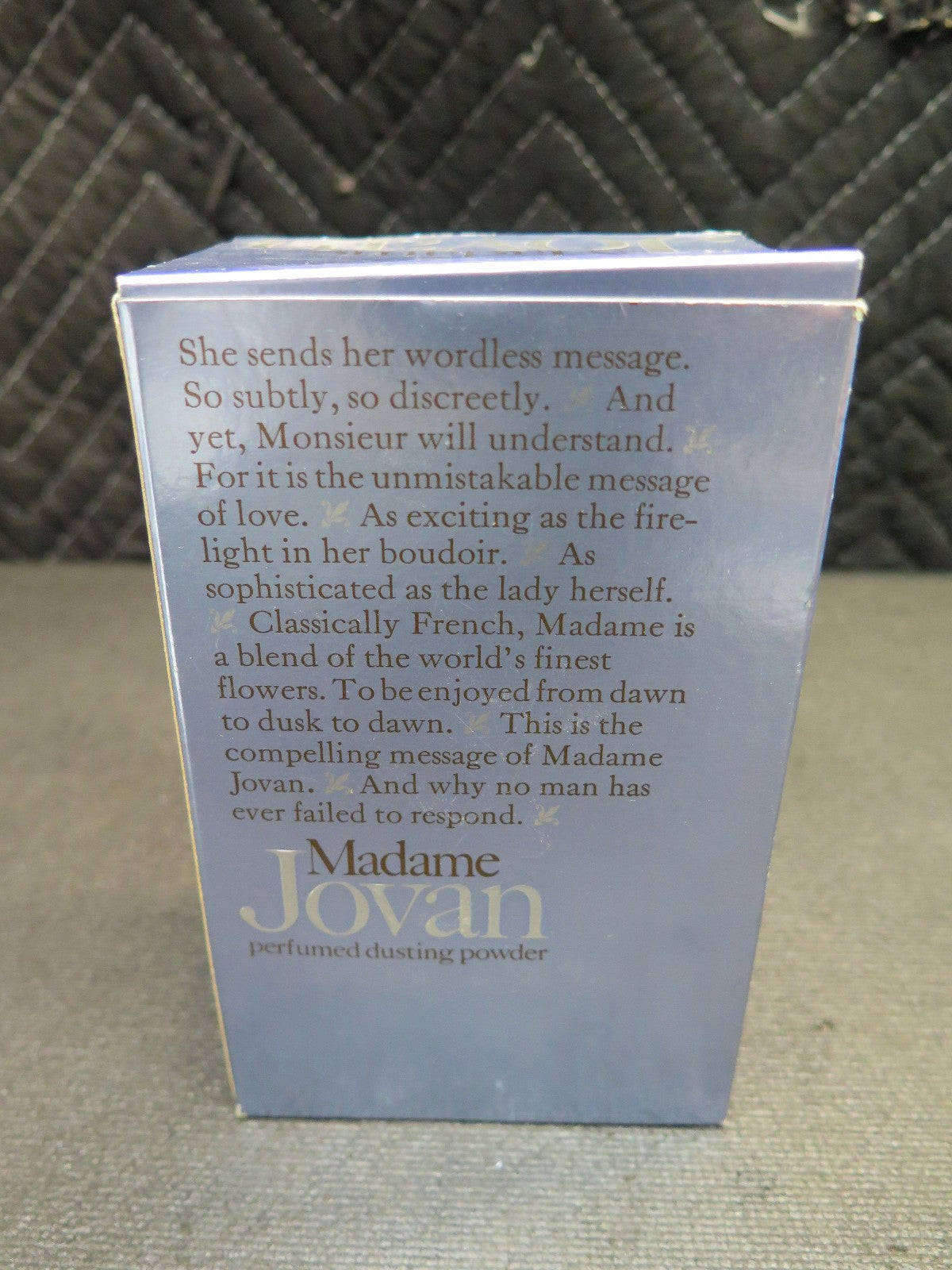 Vintage Madame Jovan Perfumed Dusting Powder - 5 Oz New In Box Talc for Body
