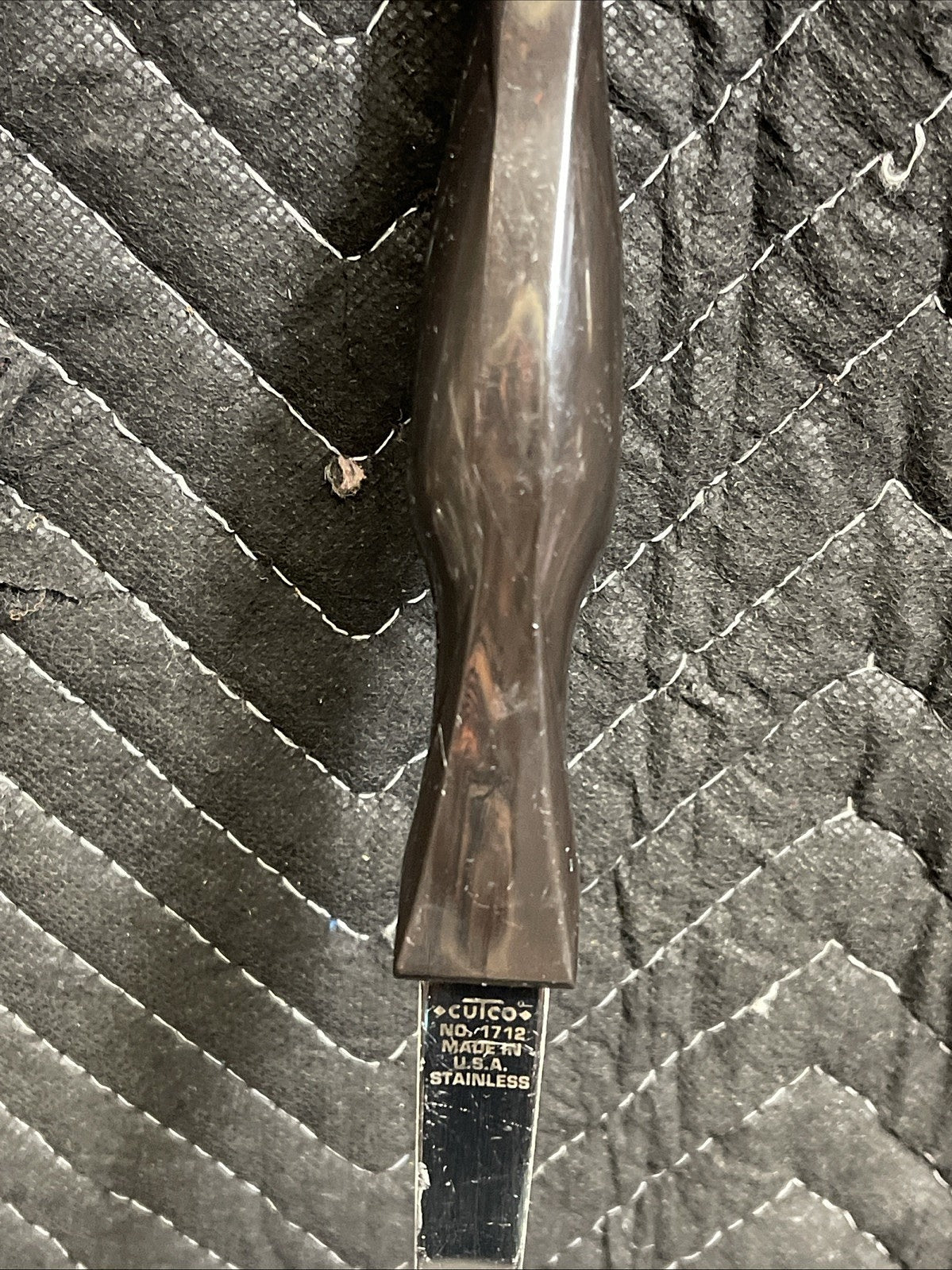Cutco 12" Serving Spoon 17 Classic Brown Handle Stainless