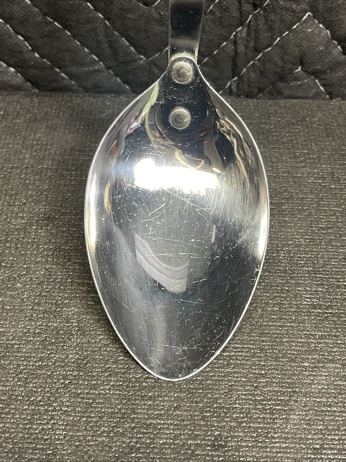 Cutco 12" Serving Spoon 17 Classic Brown Handle Stainless