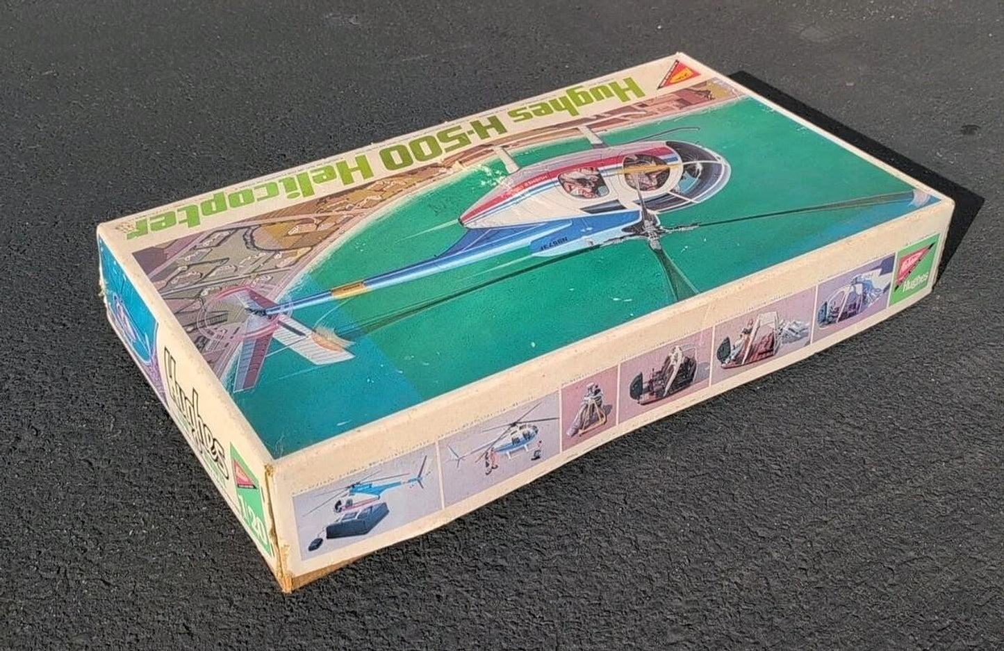 Nichimo Hughes H-500 Helicopter 1/20 Scale Plastic Model Kit