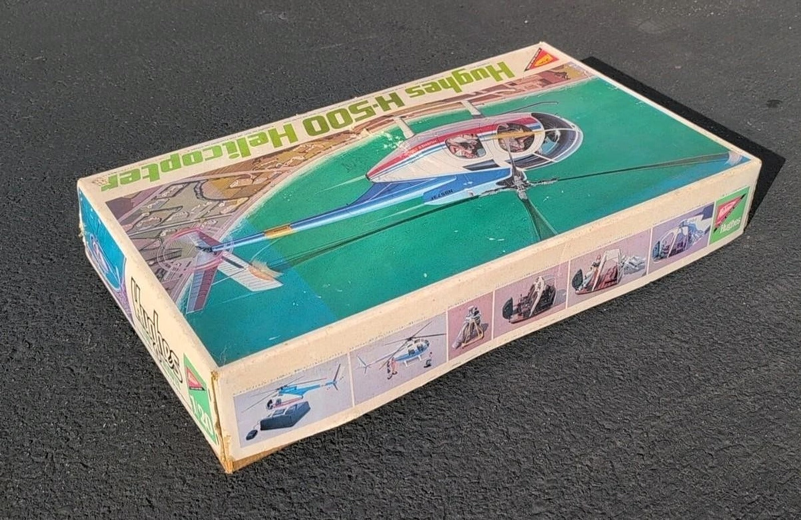 Nichimo Hughes H-500 Helicopter 1/20 Scale Plastic Model Kit