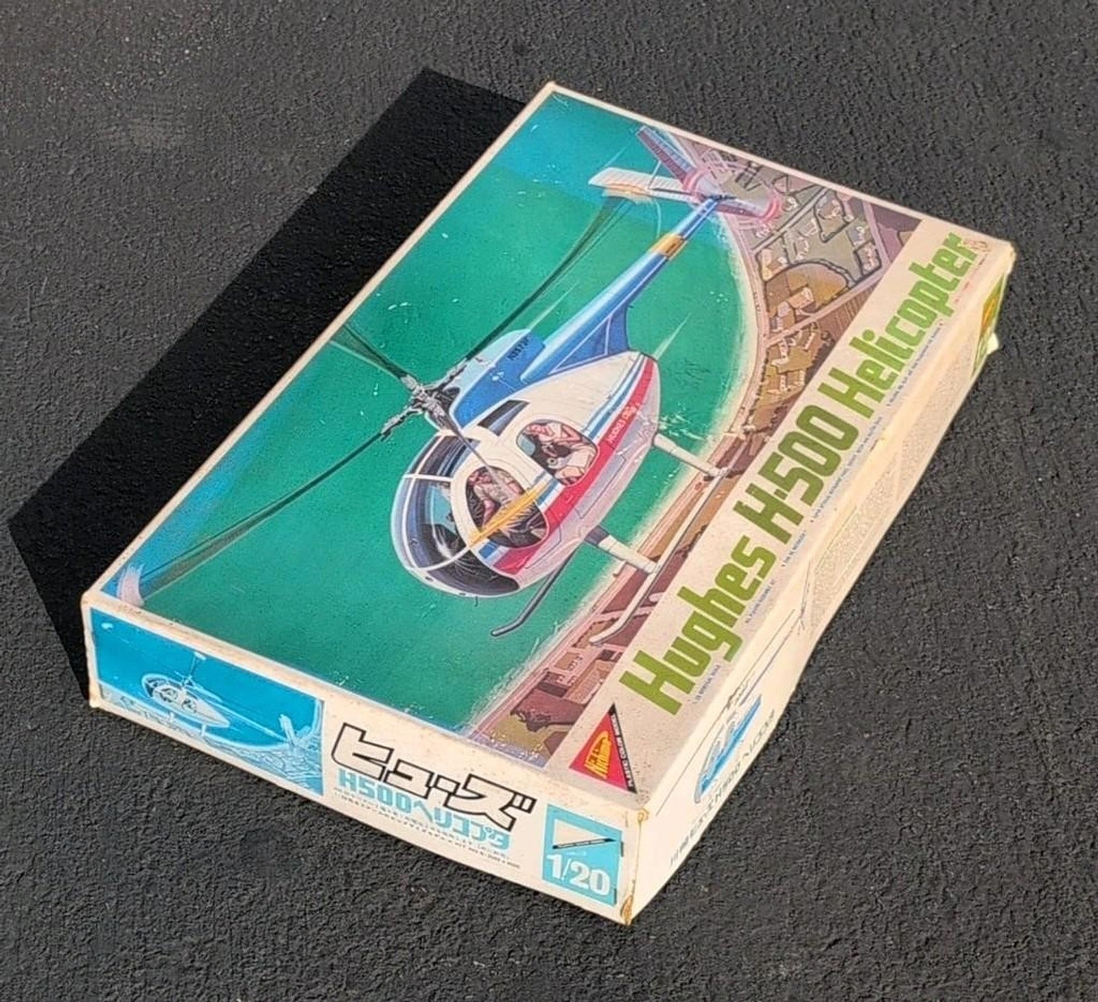 Nichimo Hughes H-500 Helicopter 1/20 Scale Plastic Model Kit