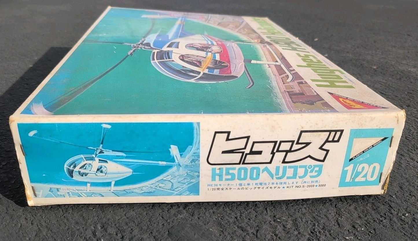 Nichimo Hughes H-500 Helicopter 1/20 Scale Plastic Model Kit