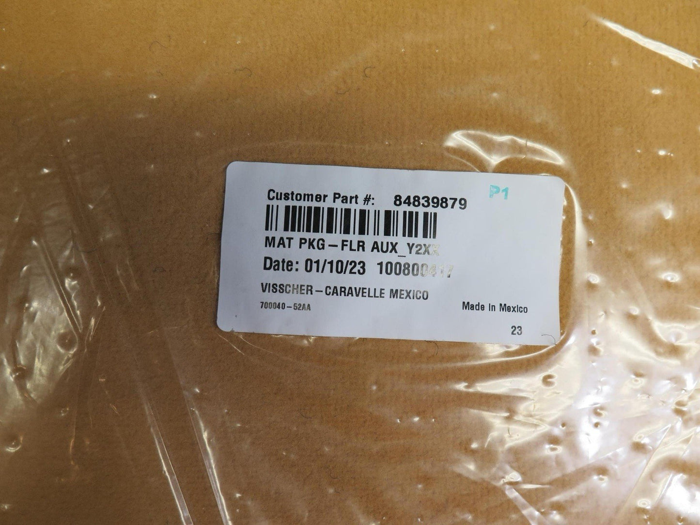 Genuine GM First-Row Carpeted Floor Mats 84839879 - Chevrolet Corvette 2020-2023