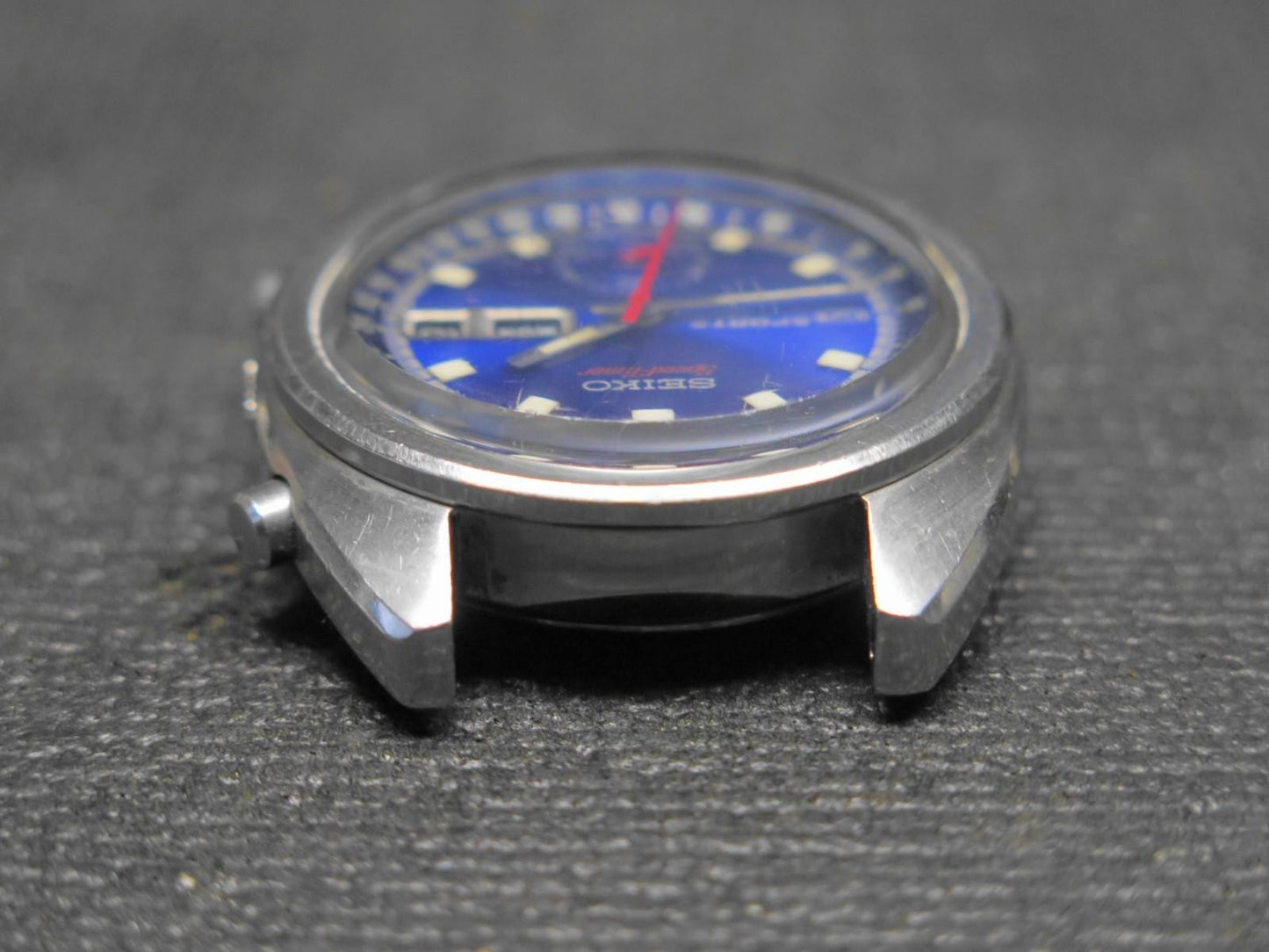 SEIKO 6139-6010 Automatic JDM Blue Bruce Lee Watch 6139A Kanji - Feb 1970