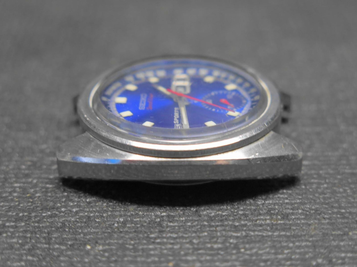 SEIKO 6139-6010 Automatic JDM Blue Bruce Lee Watch 6139A Kanji - Feb 1970