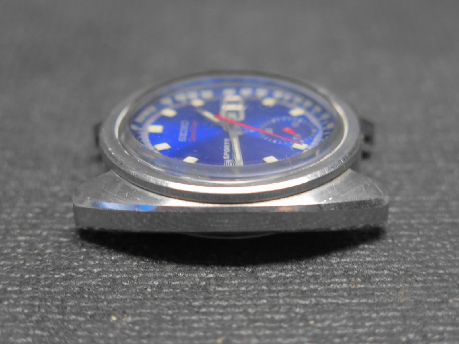 SEIKO 6139-6010 Automatic JDM Blue Bruce Lee Watch 6139A Kanji - Feb 1970