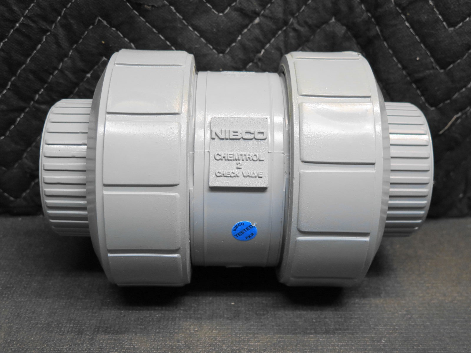 NICBO Chemtrol U51BC-V Check Valve 2" - CPVC w/ FKM Viton Seals - Socket Flange