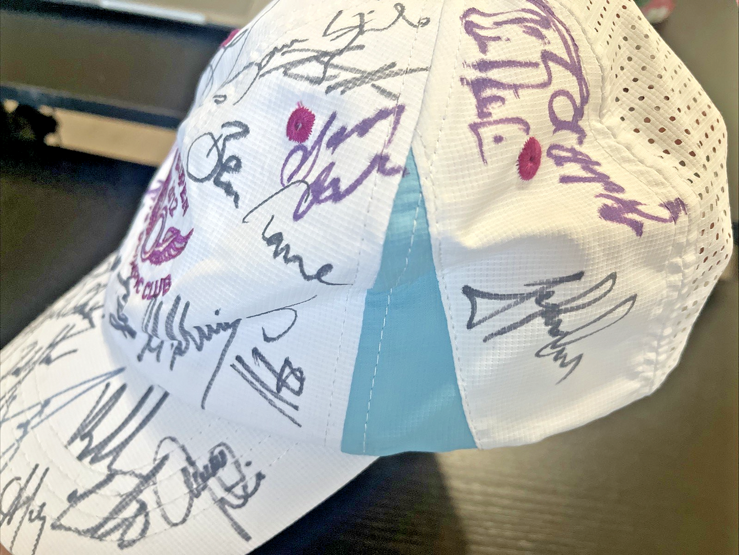 2012 US Open The Olympic Club Hat Autograph Signed Golf PGA - Over 20 Signatures