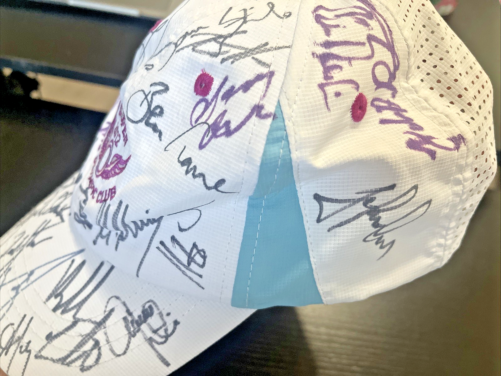 2012 US Open The Olympic Club Hat Autograph Signed Golf PGA - Over 20 Signatures