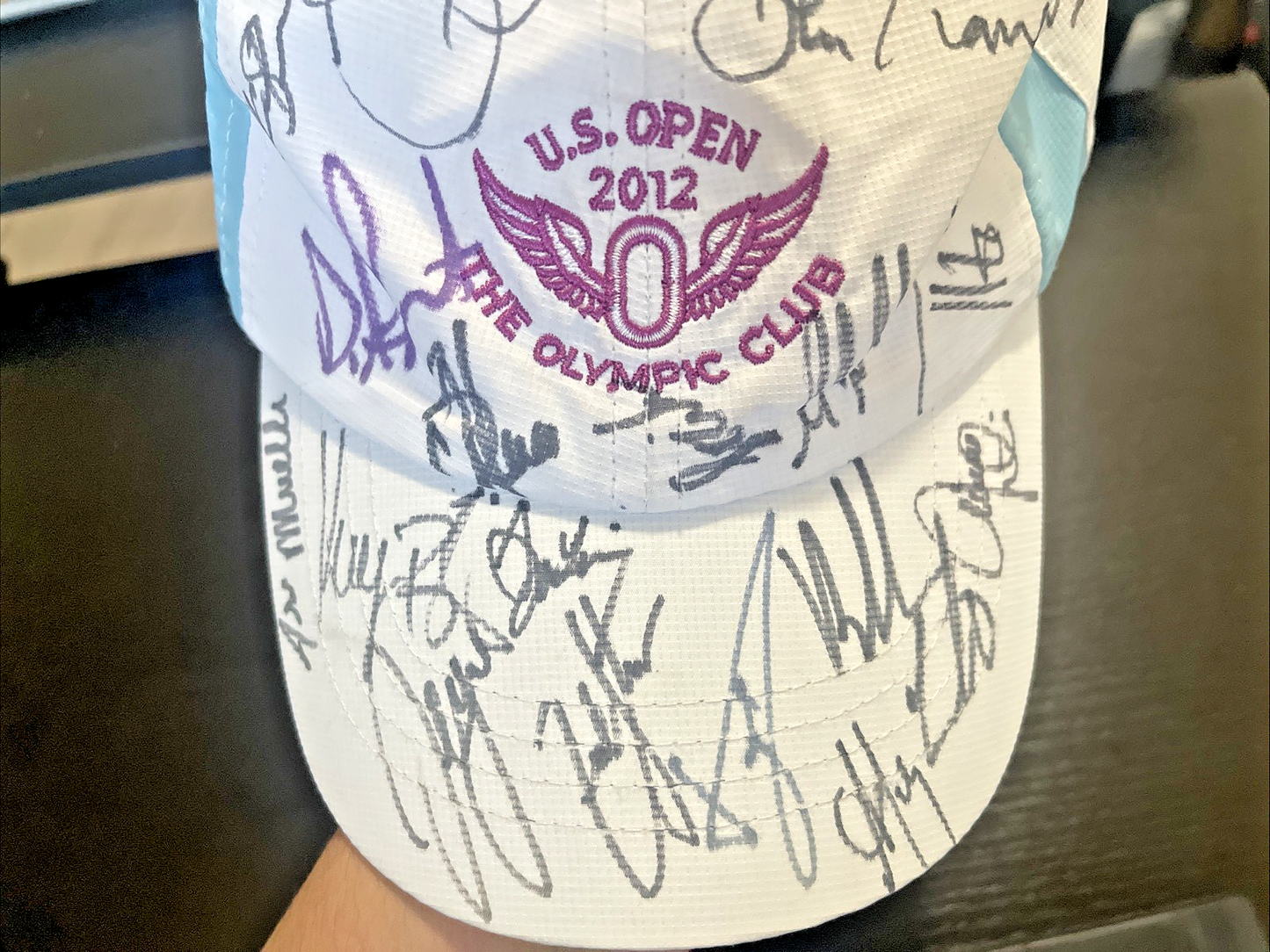 2012 US Open The Olympic Club Hat Autograph Signed Golf PGA - Over 20 Signatures