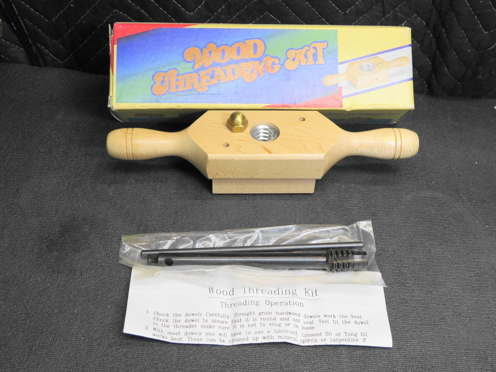 Wood Threading Kit 3/4 Inch x 6TPI Jig Dowel Thread Cuts Male Female Thread
