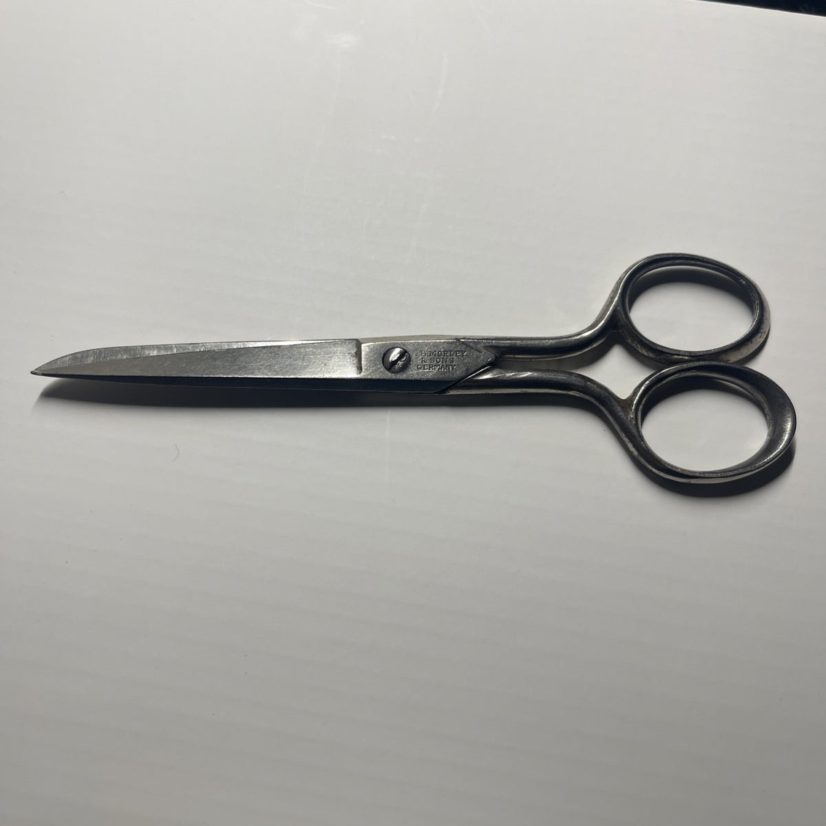 Rare Vintage W.H. Morley & Sons Scissors W/ 4 Leaf Clover Stamp Made in Germany