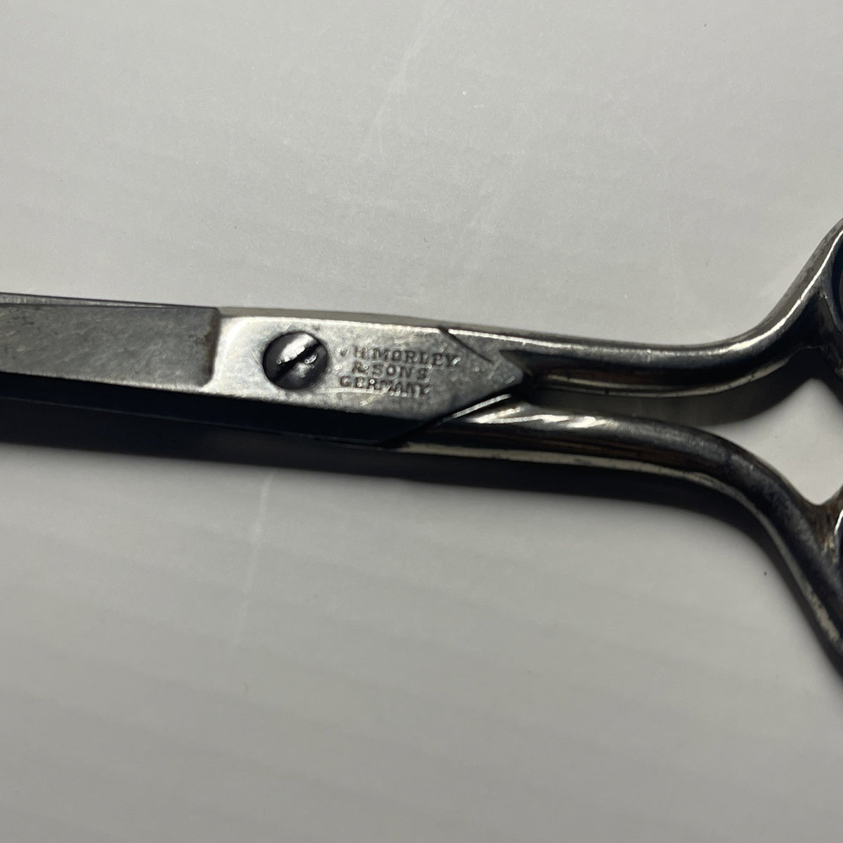 Rare Vintage W.H. Morley & Sons Scissors W/ 4 Leaf Clover Stamp Made in Germany